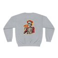 thumbnail image 3 of Dia de los Muertos Skeleton Enjoying Pizza - Unisex Sweatshirt, 3 of 4