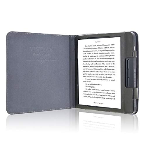 Kobo Libra H2O Case, ACcolor Folio Front Pocket Smart Cover Leather
