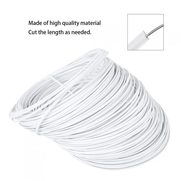 Diy Twist Material De Alambre De Hierro Galvanizado Une Un Núcleo Dentro De Los Lazos De Gardinina De Torcido Flexible