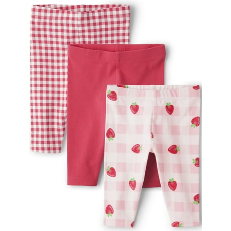 

The Children s Place Toddler Girl 3-Pack Capri Leggings Sizes 12M-5T