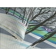 thumbnail image 4 of Ambesonne Rustic Quilted Bedspread Set 3 Pcs, Rural Winter Forest Art, King Size, Multicolor, 4 of 5