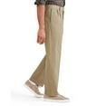 thumbnail image 3 of Men's Dockers Signature Iron Free Stain Defender Classic-Fit Khaki Pleated Pants Color: Navy Blazer Size: 32X30, 3 of 4