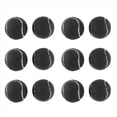 thumbnail image 1 of 12 Piezas Pelota de Tenis Precortada para Patas de Muebles y ProteccióN del Piso, Cubierta de Almohadilla de Fieltro Resistente y Duradera, Negro, 1 of 7