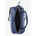 thumbnail image 4 of Free Assembly Women's Faux Leather Crossbody Handbag, Denim Blue, 4 of 6