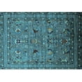thumbnail image 1 of Ahgly Company Indoor Rectangle Oriental Light Blue Industrial Area Rugs, 3' x 5', 1 of 4