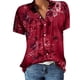 thumbnail image 2 of Camisas de verano para mujer, blusas de manga corta con cuello de solapa y botones con estampado de flores OAVQHLG3B Store lin121212, 2 of 5