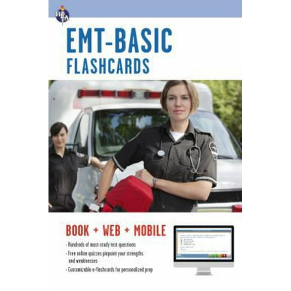 Pre-Owned EMT Flashcard Book   Online (Paperback) 0738611298 9780738611297