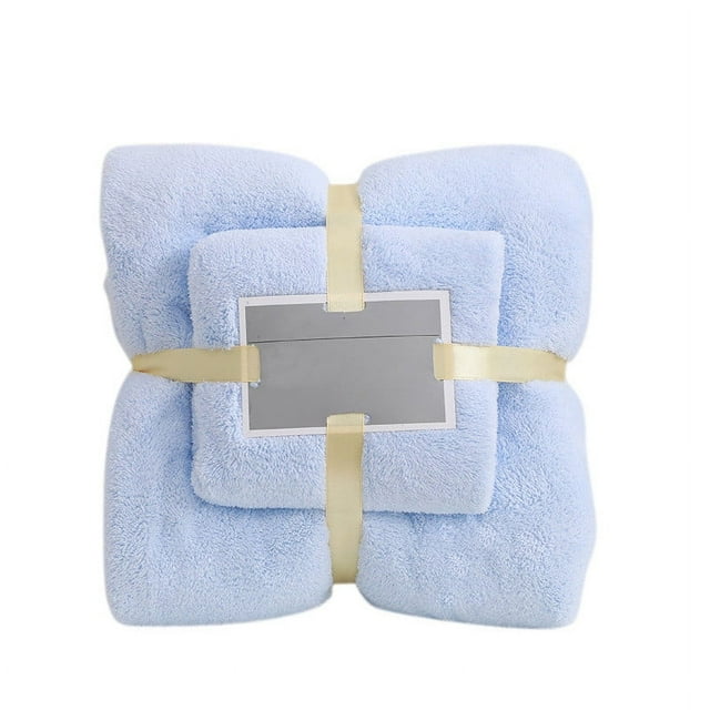HBFAGFB Bathroom Set Towel Two-In-One Soft and Absorben Bath Sheets Suitable for Daily Use A One Size
