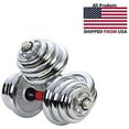 thumbnail image 6 of Zoogamo Adjustable Dumbbells Cast Iron Set Weight to 66LbS, Free Weight with Connecting Rod Used As Barbell, for Men and Women Home Gym Work Out Training Fitness Equipment All-Purpose, 6 of 6