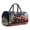 F #015, variant on Women's Quilted Weekender Duffel Bag,Foldable Lightweight Travel Tote for Overnight Gym, Halloween Spooky Pattern (18x9 Inches)