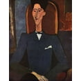 thumbnail image 2 of Modigliani, Amedeo 20x24 Black Ornate Wood Framed with Double Matting Museum Art Print Titled - Jean Cocteau, 2 of 4
