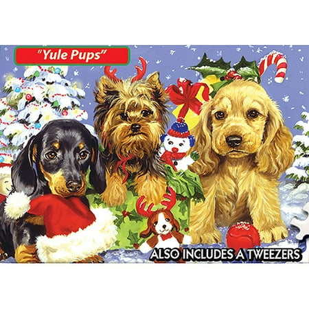 Jigsaw Puzzle 204 Pieces 4"X6"-World's Smallest-Yule Pups