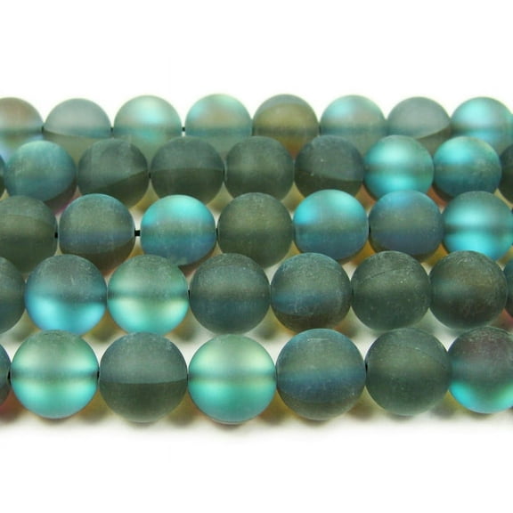 10mm Dark Gray Moonlight Crystal Matte Round Beads Genuine Gemstone Natural Jewelry Making