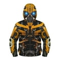 thumbnail image 2 of Optimus Prime Digital Printing Masked Zipper Sweatshirt Children's Jacket Children's Clothing, 2 of 5