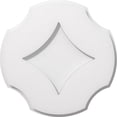 thumbnail image 1 of Ekena Millwork CMP12PL 12 in. OD x 4 in. Square Percival Architectural Grade PVC Contemporary Ceiling Medallion, 1 of 1