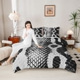 thumbnail image 4 of Castle Fairy Teens Abstract Snake Print Twin Comforter Sets,Gothic Style Bedding Set, 4 of 8