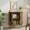 thumbnail image 6 of Accent Sideboard Cabinet with Sliding Door, Buffet Cabinet with Storage, Small Storage Cabinet for Kitchen, Living Room, Entryway, 6 of 9