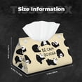 thumbnail image 5 of Sikiie Panda Doing Yoga Leather Tissue Box Cover Rectangle, Long Tissue Box Cover, Tissue Box Holder, Tissue Holder for Bathroom, 5 of 7