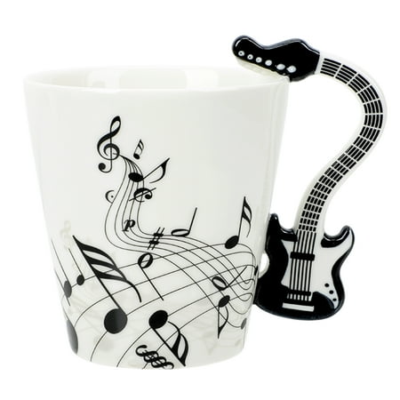 

Musical Instrument Pattern Mug Ceramic Coffee Milk Mug Chic Ceramic Water Cup