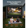 thumbnail image 3 of GJWL Inflatable Movie Screen 16:9 600D Movie Projection with Portable Bag Durable 600D Fabric for Family Movie Nights Outdoor Parties Travel Use, Stand 20ft, 3 of 8