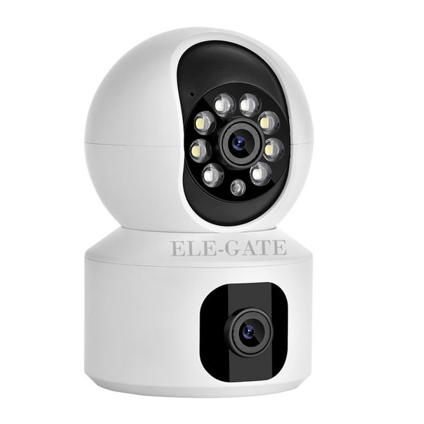 Cámara de Seguridad con Entrada de Socket E27 de 4 MP y 2.4 GHz 360° Inalámbrica con Visión Nocturna