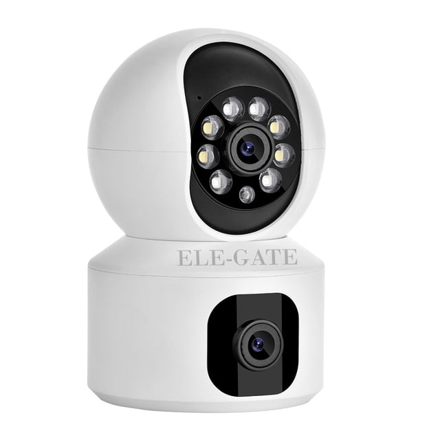 Cámara de Seguridad con Entrada de Socket E27 de 4 MP y 2.4 GHz 360° Inalámbrica con Visión Nocturna