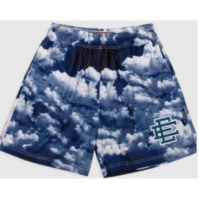 Sky Shorts Large Basic Fitness Sweatpants Men Summer Gym Workout-SinKeeU