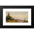 thumbnail image 2 of John Ross Key 14x9 Black Modern Framed Museum Art Print Titled - Santa Cruz Mts., Monterey Bay, Pacific Ocean (1874), 2 of 5