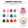 thumbnail image 5 of STRANDCHIC 12Pcs Small Drawstring Jewelry Bags Brocade Bags Drawstring Closure, 5 of 8