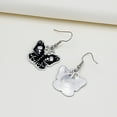 thumbnail image 6 of BNNG Halloween Witch Earrings For Women Halloween Skeleton Butterfly Shaped Earrings Silver Halloween Earrings Halloween Party Earrings For Women Earrings Humorous Halloween Earrings, 6 of 6