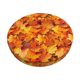 thumbnail image 1 of Disketp Autumn Maple Leaf Pile Funda Redonda para Taburete, Funda de Cojín para Silla de Bar Suave y Elástica-13 inch, 1 of 7
