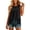 Black, variant on Women's Sleeveless Lace Patchwork Top | Casual Round Neck Solid Blouse | Summer Beach Vacation Layering Tank
