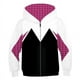 thumbnail image 4 of Sudadera con capucha de Spiderman Gwen Miles Morales para niños, chaquetas con estampado de araña 3D, abrigos con cremallera, ropa de Anime de superhéroe, 4 of 5