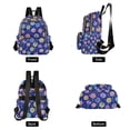 thumbnail image 4 of FORMRS Mini Backpack Purse for Women Travel Daypack Casual Shoulder Bag, Blue Colorful Candies, 4 of 7