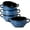 20oz - 4pcs, variant on 20oz Blue Ceramic Soup Bowls with Handles, Stackable Set of 4 for Chili, Stew, Cereal, Microwave & Dishwasher Safe