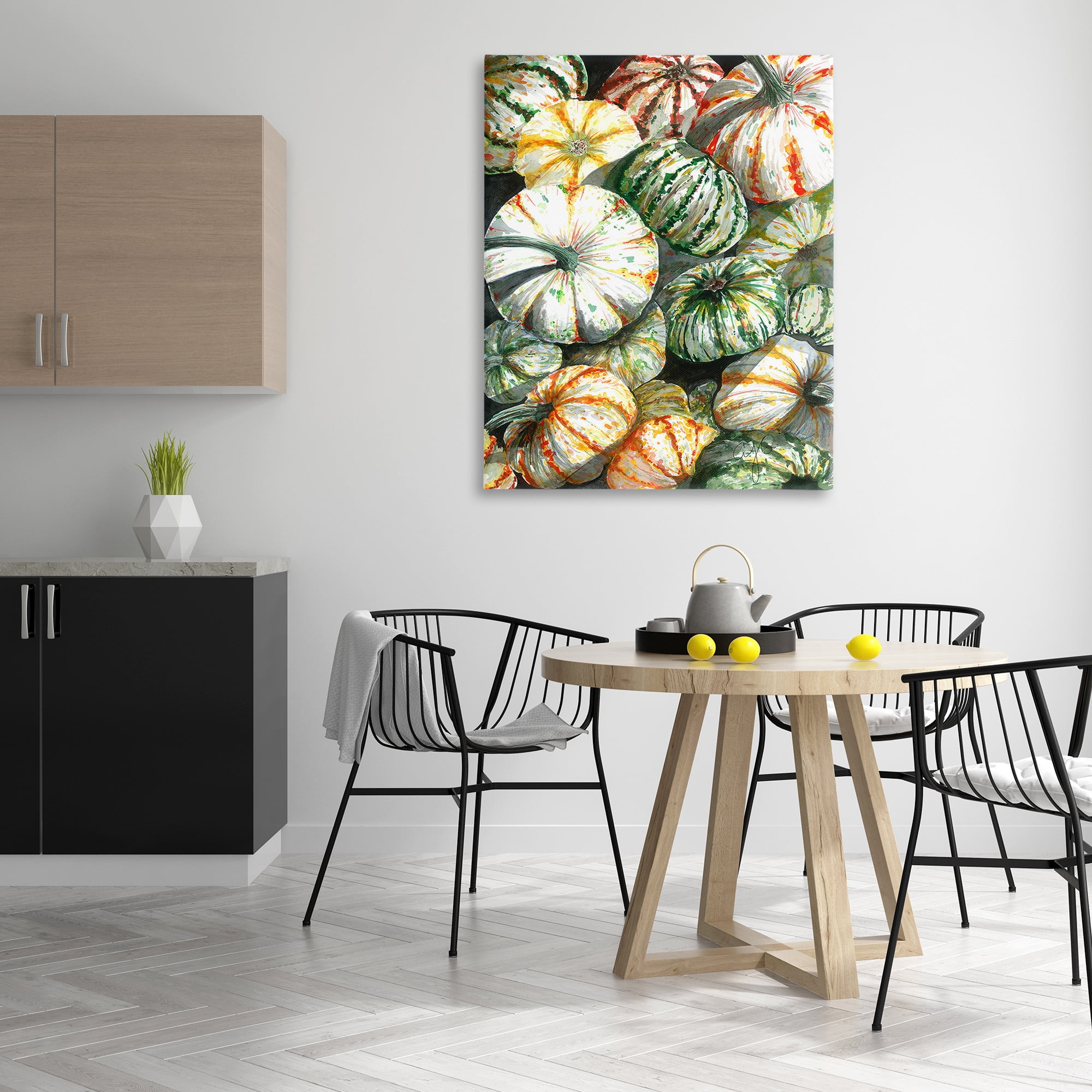 Stupell Industries Mixed Gourd Pattern Botanical & Floral Painting Gallery Wrapped Canvas Art Print Wall Art, 36 x 48