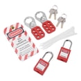thumbnail image 1 of Kit de Etiqueta de Bloqueo, Kit de Loto Eléctrico Red High Fuerza Loto Etiqueta Portátil para Productos Químicos Industriales, 1 of 7