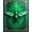Green, Pattern 3, variant on ODIKA 4'x6' Machine Washable Non-Slip Area Rug, Slate Itch Pageantry Futuristic City Spectacle High Traffic Rug, Teal, 198610