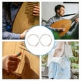 thumbnail image 3 of UPGRATOR 2Pcs Lute String Replacements Metal Silver for Musicians, 3 of 8