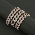 thumbnail image 1 of Hip Hop Cuban Necklace-20cm-Rose Gold-Model code13718 20cm Rose Gold, 1 of 1