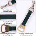 thumbnail image 3 of Leather Keychain, Leather Key Chain Holder for Men and Women, Leather Car Keychain with Belt Loop Clip and 2 Metal Rings, 3 of 7