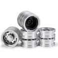 thumbnail image 4 of Shengyu Easy To Replace And Install Rear Rim For 1/14 RC Car Long Service Life Durable Rear Wheel Wheel Hub Silver, 4 of 6