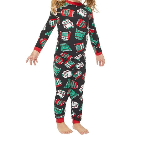 

LisenraIn Christmas Matching Family Outfit Creative Printing Tops Pants Sets