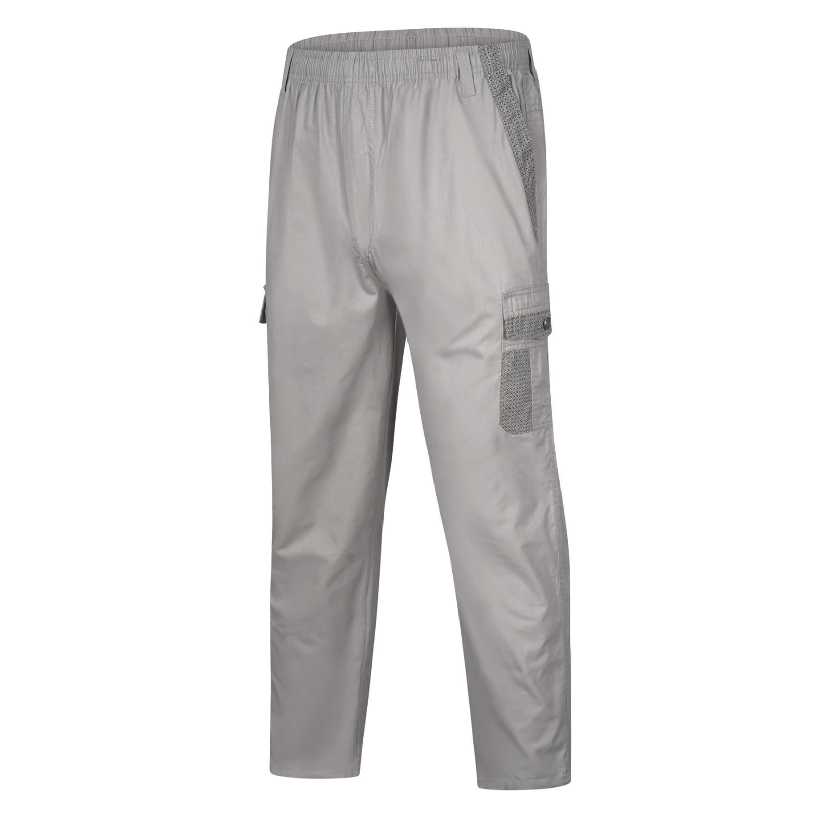 Dark Gray Cargo Pants Mens Solid Color Summer Casual All