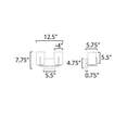 thumbnail image 2 of 21282SWSN Maxim Lighting Dart-2 Light Bath Vanity-12.5 Inches wide by 7.75 inches high-Satin Nickel Finish, 2 of 5