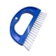 thumbnail image 1 of Cepillo rígido para juntas, cepillo de limpieza para baños, cepillo limpiador de juntas de ducha para suelos de baldosas, azul, 1 of 8