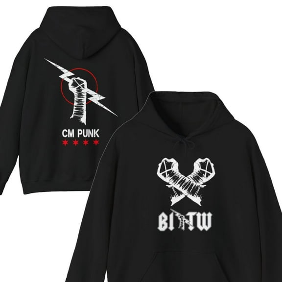 CM Punk BITW White Fists Pullover Hoody