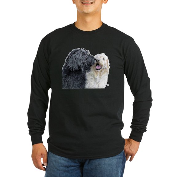 CafePress - Doodle Love Long Sleeve Dark T Shirt - Long Sleeve Dark T-Shirt