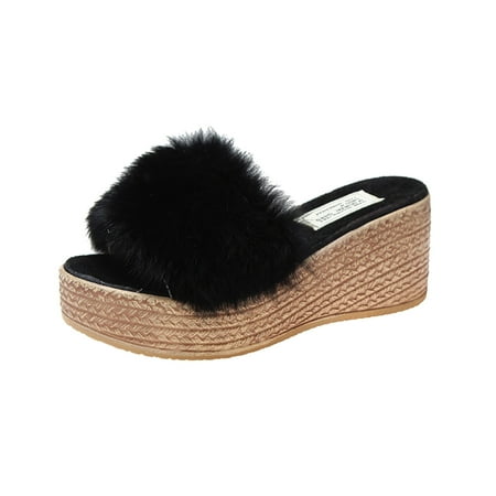 

noarlalf wedge sandals for women fashion for plus-size muffin wedges and candy colored heels womens sandals