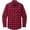 Red/Black, variant on Buffalo Plaid Button-Up Flannel Shirt | Ultra Soft Lighweight Collared Shirt with Chest Pockets & Flaps (Grey/Black, Medium)